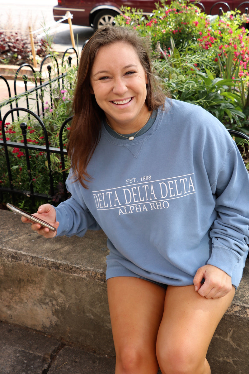 Sorority Specialties | Alpha Phi Comfort Colors Sweatshirt in Red