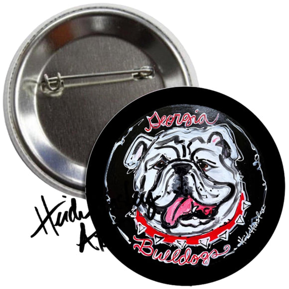 Heidi Hensley Bulldog Large Gameday Button