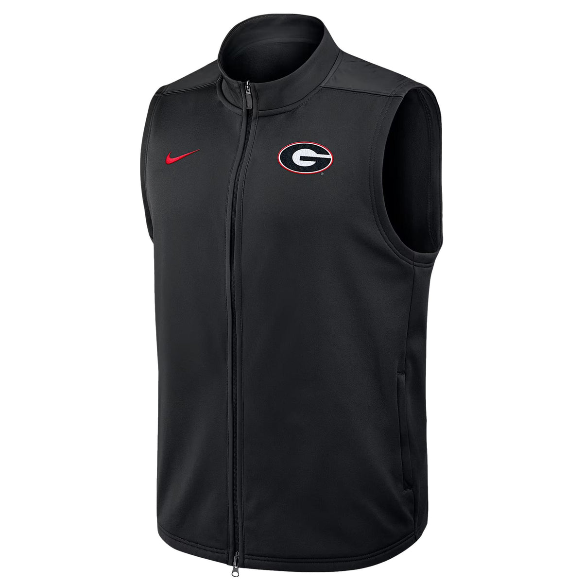 Georgia Bulldogs Nike Primetime Victory Performance Full-Zip Vest