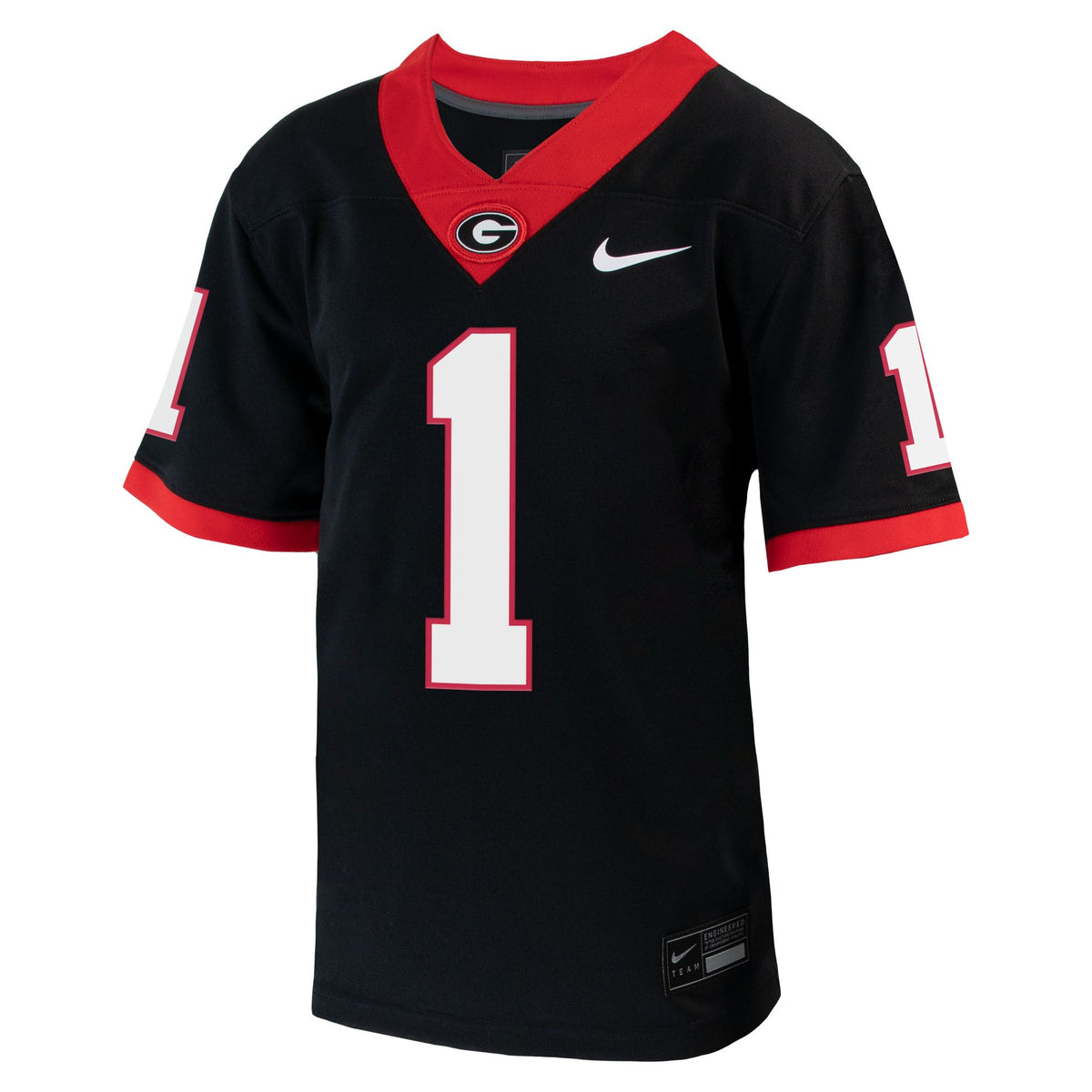 Georgia Bulldogs Nike Adult Football Jersey Black #1