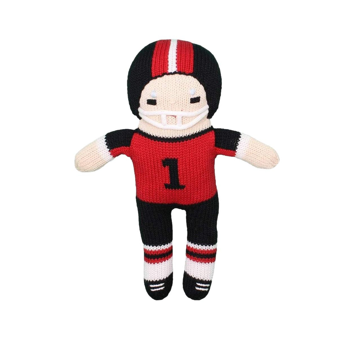 Zubels Football Player Knit Toy