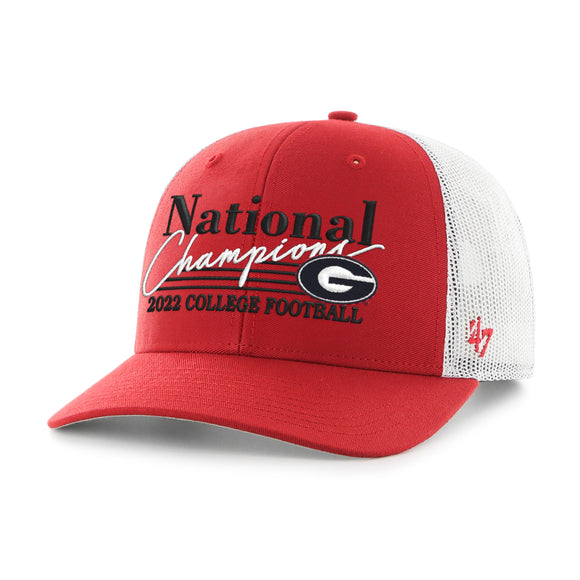 UGA 2022 National Champions 47 Brand Trucker - Red