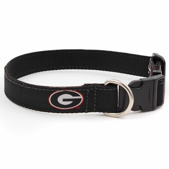 Georgia Nylon Dog Collar Black
