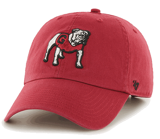 UGA 47 Brand Bulldog Cleanup - Red