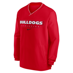 Georgia Bulldogs Nike 2024 Sideline Pullover Windshirt