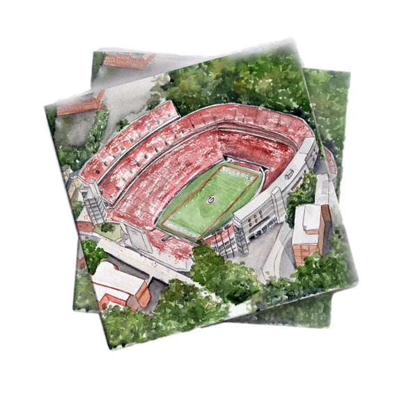 Georgia Bulldogs Sanford Stadium Tailgate Cocktail Napkins
