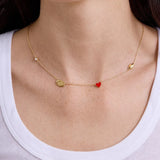 University Of Georgia BaubleBar Spaced Charm Necklace