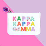 Sorority Leather Pouch