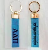 Sorority Embroidered Keychain