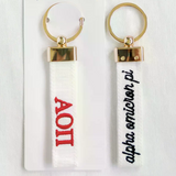Sorority Embroidered Keychain