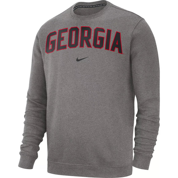 Nike college club fleece crew best sale