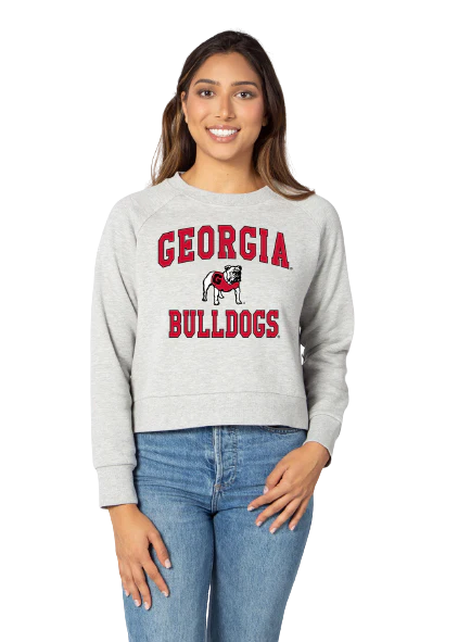 Georgia Bulldogs Boxy Raglan Pullover
