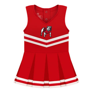 Solid Cheer Bodysuit Dress