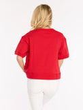 UGA Glitter Script Boxy Top
