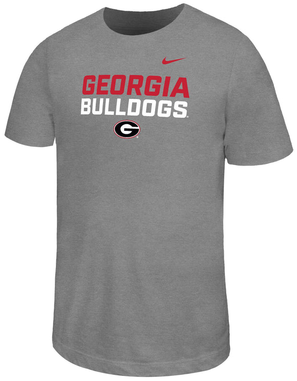 Nike Youth Georgia Bulldogs Grey Legend Short Sleeve T-Shirt
