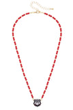 Georgia Bulldogs Game Day Beaded Spirit Necklace