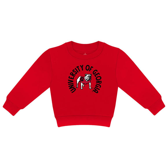 UGA Creative Knitwear Bulldog Sweatshirt