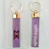 Sorority Embroidered Keychain