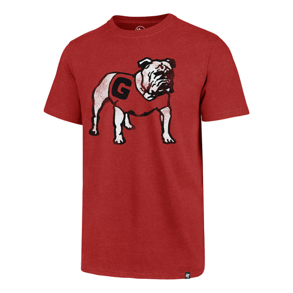 UGA 47 Brand Standing Bulldog Premier Franklin Tee Red