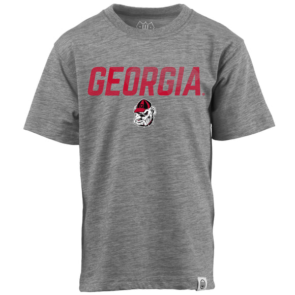 UGA Wes and Willy Infant & Toddler Cloudy Yarn Tee