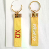 Sorority Embroidered Keychain