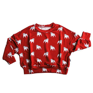 Red Bulldog Bamboo Sweatshirt