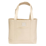 PRE-ORDER: Coated Canvas Tote with Sorority Patch