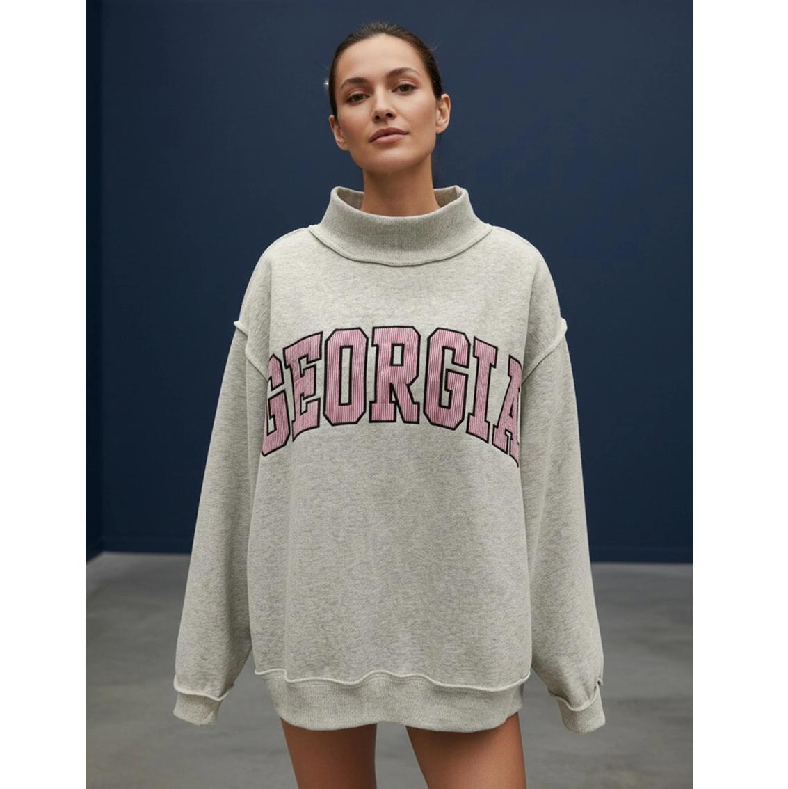 PRE-ORDER FOR NOVEMBER DELIVERY: Georgia Seersucker Mockneck