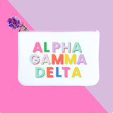 Sorority Leather Pouch