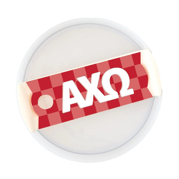 Sorority Tumbler Lid Tag