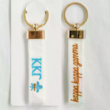 Sorority Embroidered Keychain