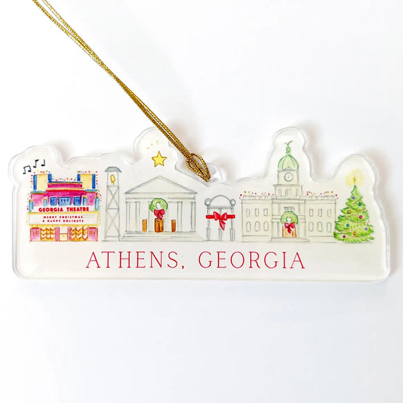 Athens, Georgia Holiday Acrylic Ornament