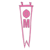 PRE-ORDER: Sorority Heritage Pennant Flag