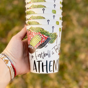 Athens Reusable Party Cups, Set of 6