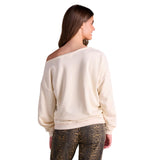 UGA Overtime Off-Shoulder Sweatshirt
