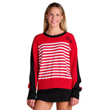 UGA Spirit Stripe Sweater
