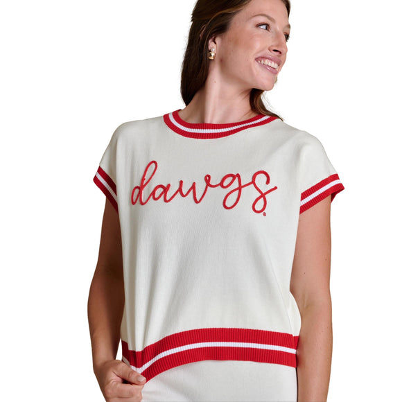 Dawgs Embroidered Varsity Sweater
