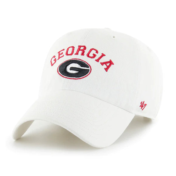 UGA 47 Brand Classic Arch Cleanup Hat - White