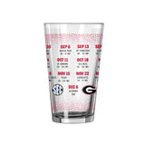 UGA 2025 SEC Champs 16oz. Pint Glass