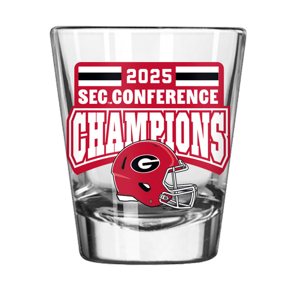 UGA 2025 SEC Champs 2oz. Shot Glass