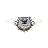 Georgia Bulldogs Crystal Logo Cuff Bracelet