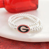 Georgia Glitter Enamel Stretch Bracelet Set