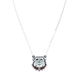 16” Georgia Bulldogs Crystal Logo Necklace