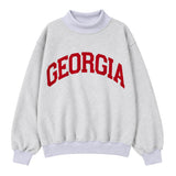 PRE-ORDER FOR NOVEMBER DELIVERY: Georgia Reversible Mockneck Sweatshirt