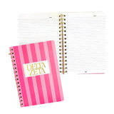 Stripe Sorority Notebook