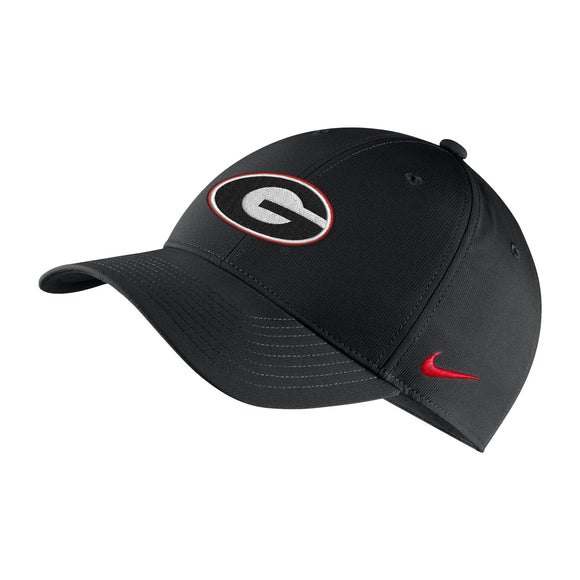 UGA Nike Legacy91 Hat with Power G - Black