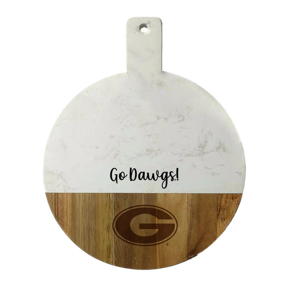Georgia Spirit Marble & Wood Charcuterie Board