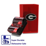 Georgia Bulldogs Reusable Snack in the Box Container