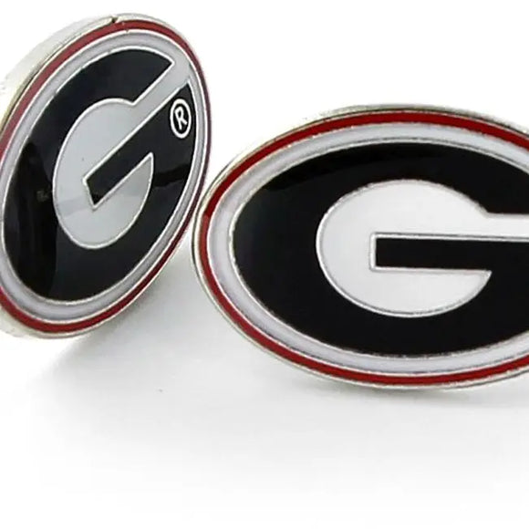 Georgia Logo Post Earrings