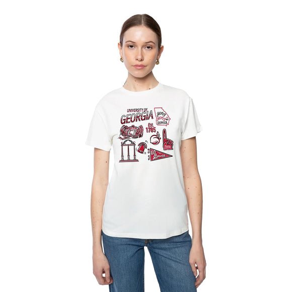 University of Georgia Hype and Vice Classic Vintage Tee